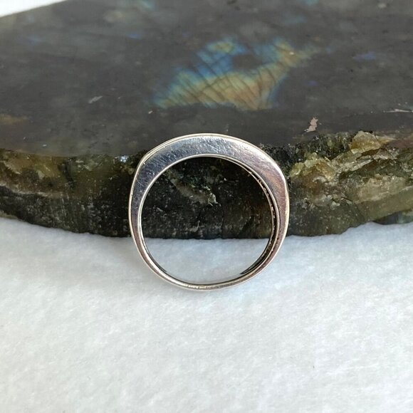 Ross-Simons Sterling Silver Channel Set Multi Gemstone Chakra Band Ring Sz 6.75 - Picture 7 of 16